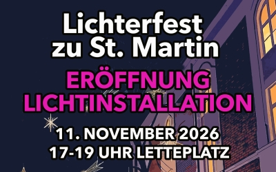 Lichterfest auf dem Letteplatz